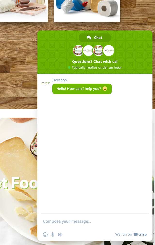 Delishop Online Support